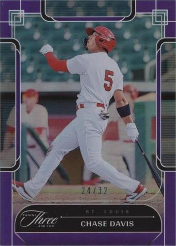 2024 Panini Three and Two - Chase Davis #87