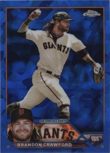 2023 Topps Chrome Sapphire Edition - Brandon Crawford #66