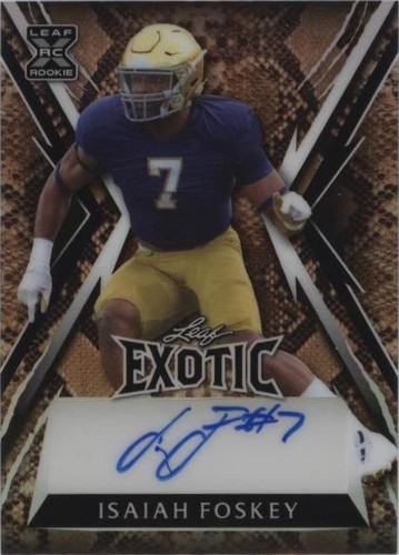 2023 Leaf Exotic Isaiah Foskey #BA-IF1