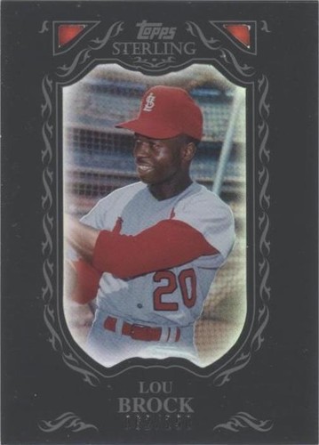 2009 Topps Sterling - Lou Brock #50