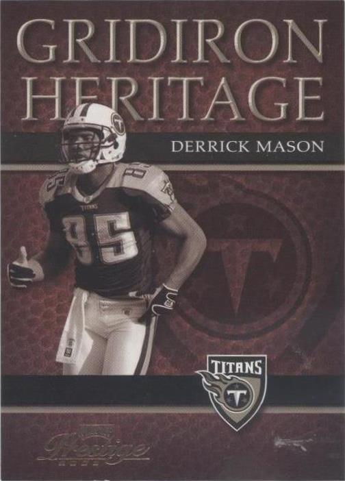 2003 Playoff Prestige Derrick Mason #GH-23