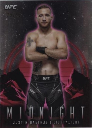 2024 Topps Midnight UFC - Justin Gaethje #42