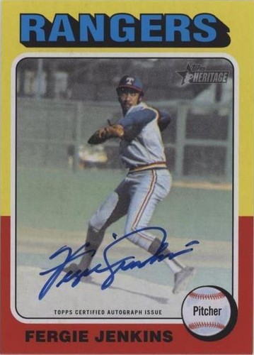 Fergie Jenkins 2024 Panini Three And Two Legendary