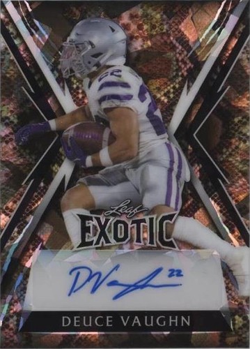 2023 Leaf Exotic Deuce Vaughn #BA-DV1