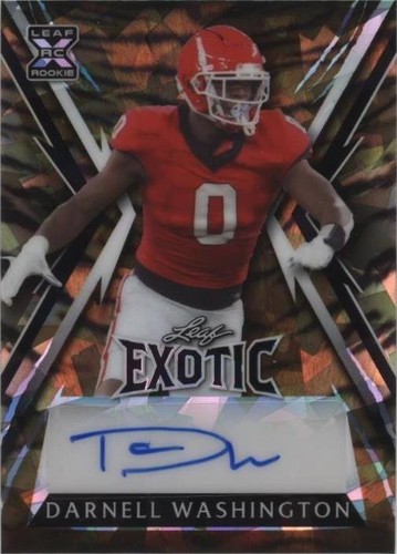 2023 Leaf Exotic Darnell Washington #BA-DW1