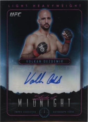 2024 Topps Midnight UFC - Volkan Oezdemir #SMA-VOR