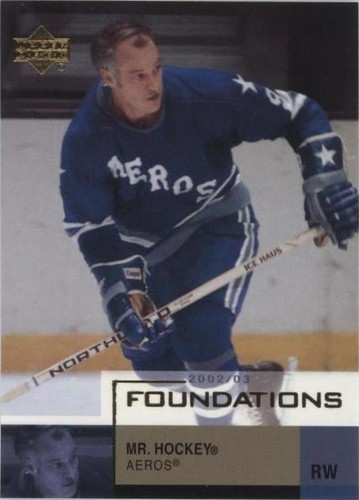 2002-03 Upper Deck Foundations - Gordie Howe #38