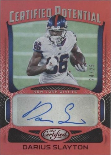 2021 Panini Certified Darius Slayton #CP-DAS