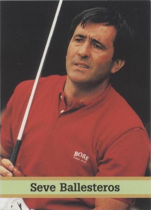 1993 Fax Pax Famous Golfers - Seve Ballesteros #2