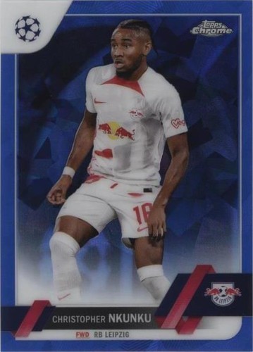 2022-23 Topps Chrome Sapphire Edition UEFA Club Competitions Christopher Nkunku #18