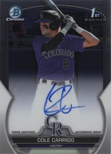 2023 Bowman Draft - Cole Carrigg #CDA-CC