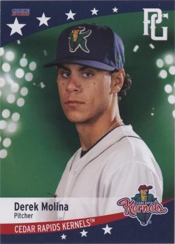 2022 Choice Cedar Rapids Kernels - Derek Molina #20