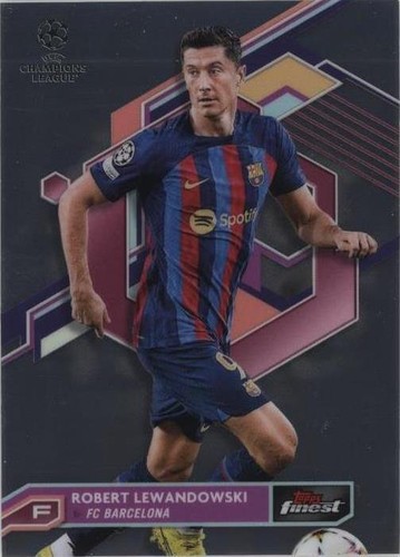 2022-23 Topps Finest UEFA Club Competitions Robert Lewandowski #100
