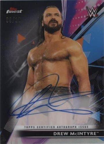 2021 Topps Finest WWE - Drew McIntyre #RA-DM