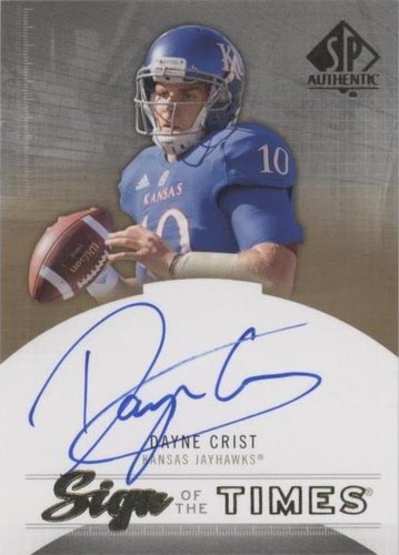 2013 SP Authentic Dayne Crist #ST-DC