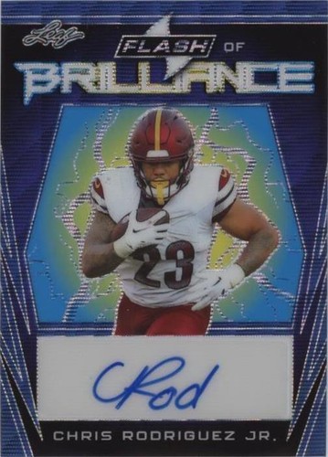 2023 Leaf Eclectic Chris Rodriguez Jr. #FB-CRJ