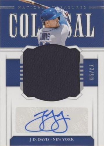 2020 Panini National Treasures - J.D. Davis #CMS-JD