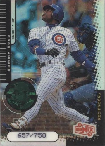 1999 Upper Deck Ionix - Sammy Sosa #R15