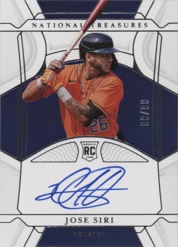 2022 Panini National Treasures - Jose Siri #RS-JS