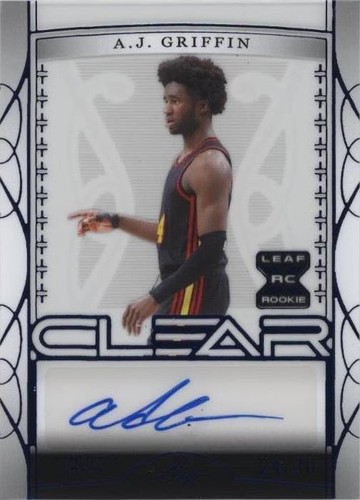 2022-23 Leaf Trinity - AJ Griffin #CA-AJG