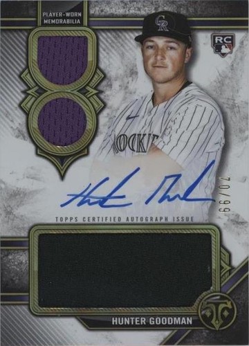 2024 Topps Triple Threads - Hunter Goodman #RAR-HG