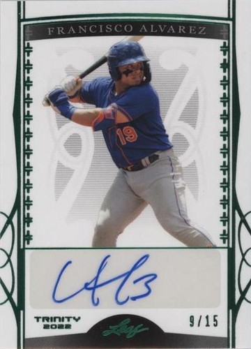 2022 Leaf Trinity - Francisco Alvarez #BA-FA1