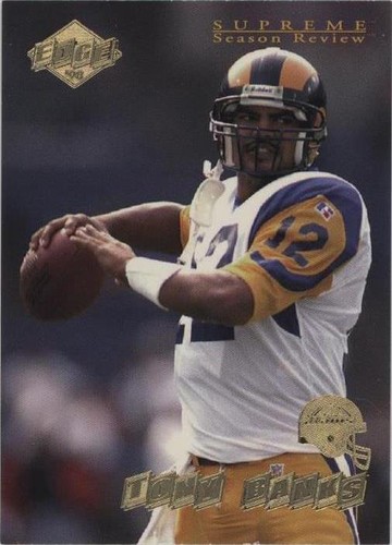 1998 Collector's Edge Supreme Season Review Tony Banks #173