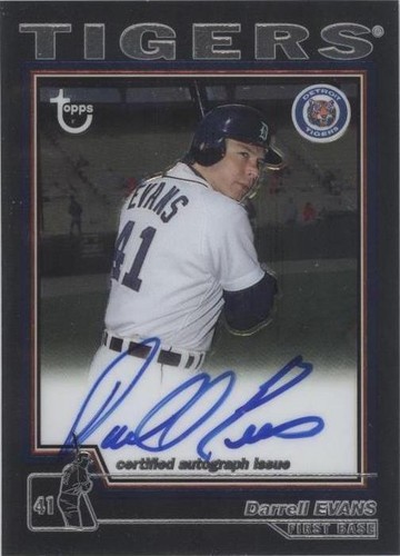 2004 Topps Retired Signature Edition - Darrell Evans #TA-DE