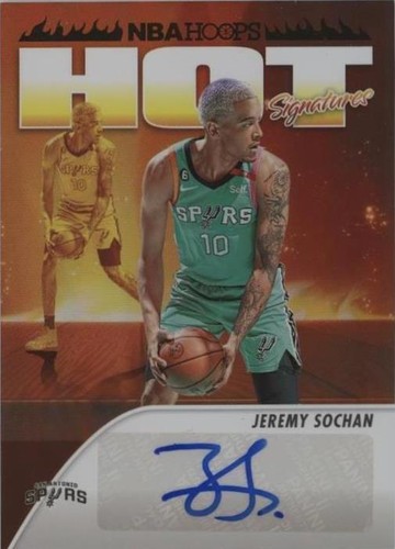 2024-25 Panini NBA Hoops - Rookies Jeremy Sochan #239 Purple