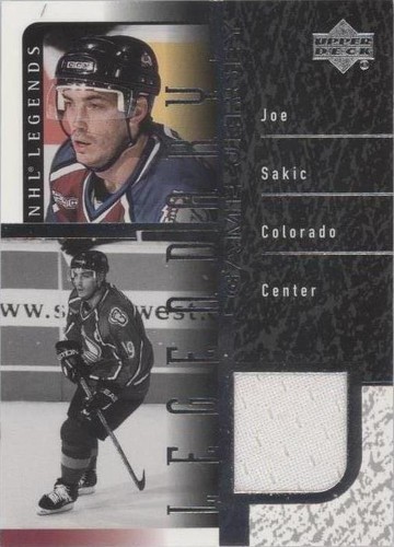 2000-01 Upper Deck Legends - Joe Sakic #J-JS