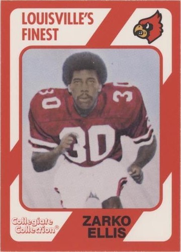 1989 Collegiate Collection Louisville Cardinals Louisville's Finest Zarko Ellis #193
