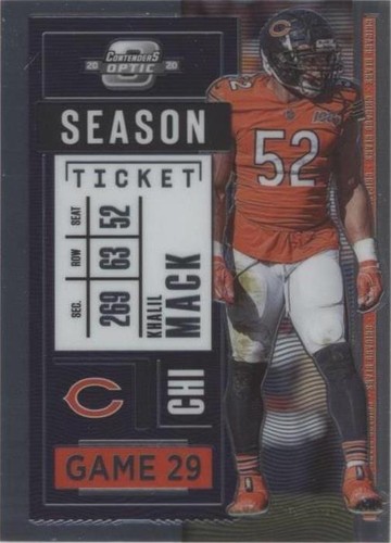 2020 Panini Contenders Optic Khalil Mack #12