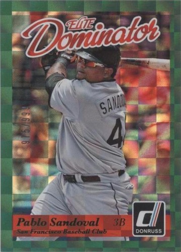 2014 Panini Donruss - Pablo Sandoval #16