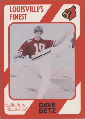 1989 Collegiate Collection Louisville Cardinals Louisville's Finest Dave Betz #198