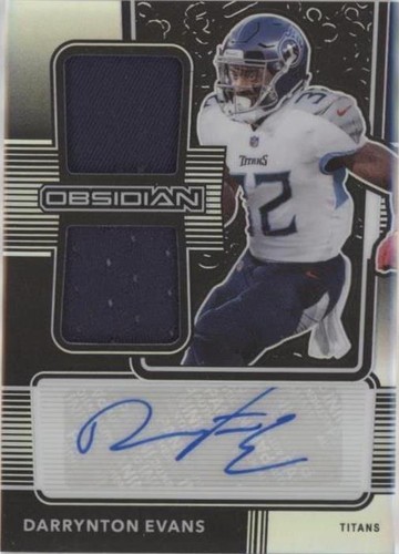2020 Panini Obsidian Darrynton Evans #RJI-33