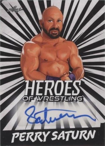 2023 Leaf Heroes of Wrestling - Perry Saturn #BA-PS1