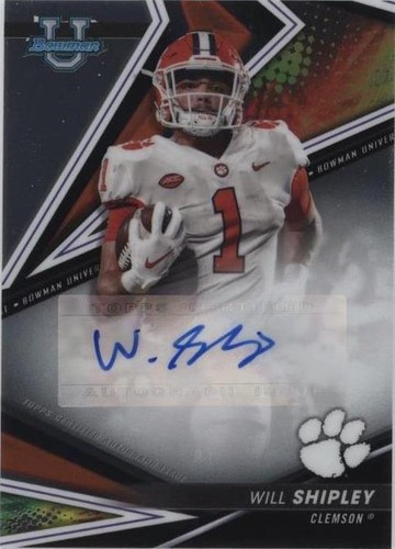 2022-23 Bowman's Best University Will Shipley #BA-WS