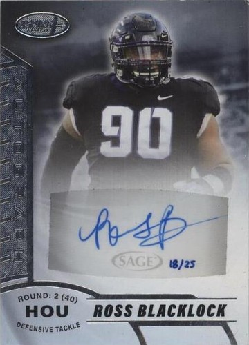 2020 Sage Aspire Ross Blacklock #ASP-5