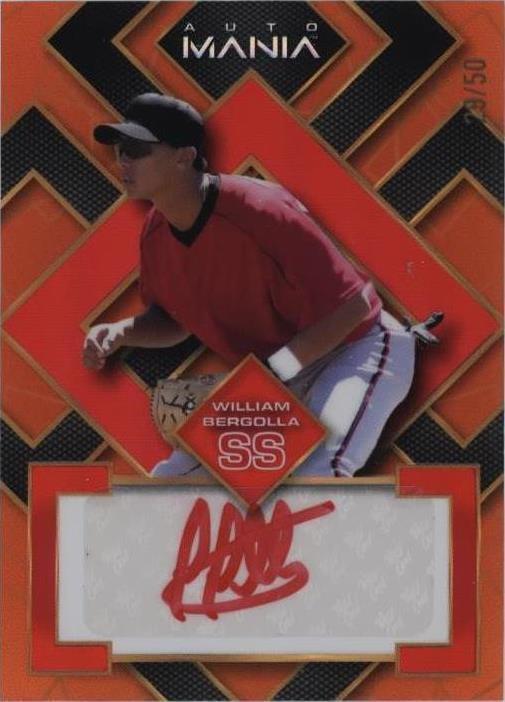 2023 Wild Card Auto Mania - William Bergolla #AM-SQ70