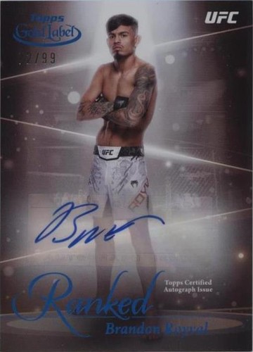 2024 Topps Gold Label UFC - Brandon Royval #RIK-BRO