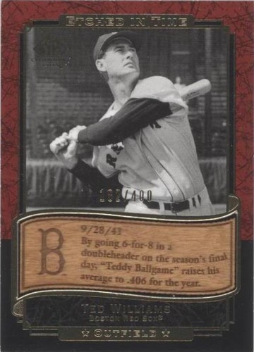 2003 SP Legendary Cuts - Ted Williams #ET-TW