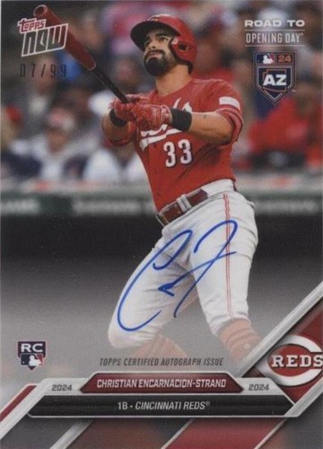 2024 Topps Now Road to Opening Day - Christian Encarnacion-Strand #CES-A
