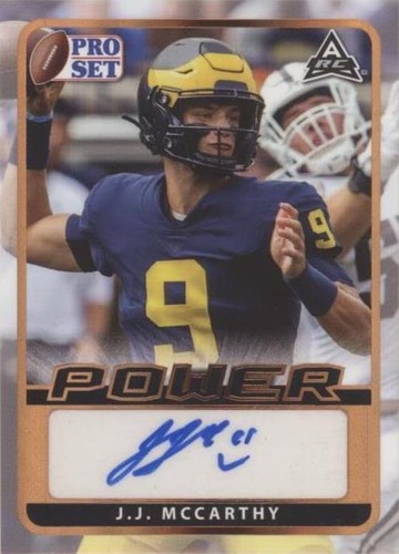 2021 Leaf Pro Set Power J.J. McCarthy #BA-JJM