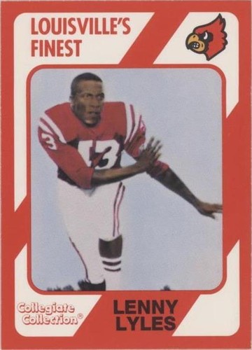 1989 Collegiate Collection Louisville Cardinals Louisville's Finest Lenny Lyles #103