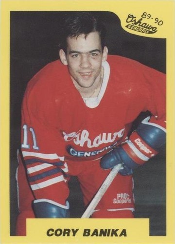 1989-90 7th Inning Sketch OHL - Cory Banika #17