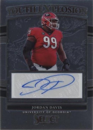 2022 Panini Select Draft Picks Jordan Davis #YE-JDA