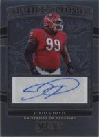 2022 Panini Select Draft Picks Jordan Davis #YE-JDA