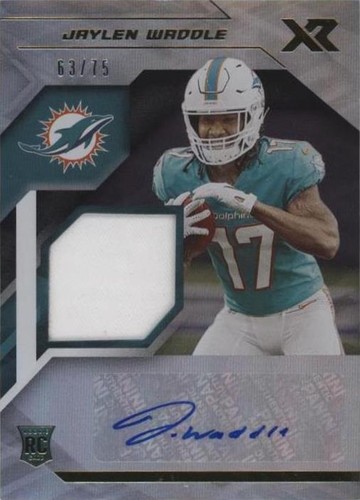 2021 Panini XR Jaylen Waddle #RSA-JWA