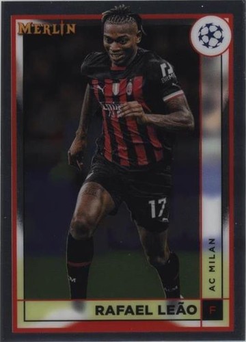 2023-24 Topps Merlin UEFA CL Rafael Leao #1 Rose Gold