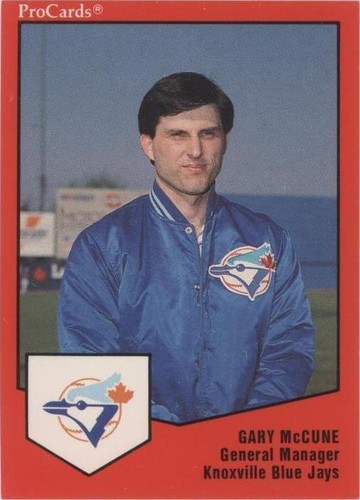1989 ProCards Minor League Team Sets - Gary Mccune #1121